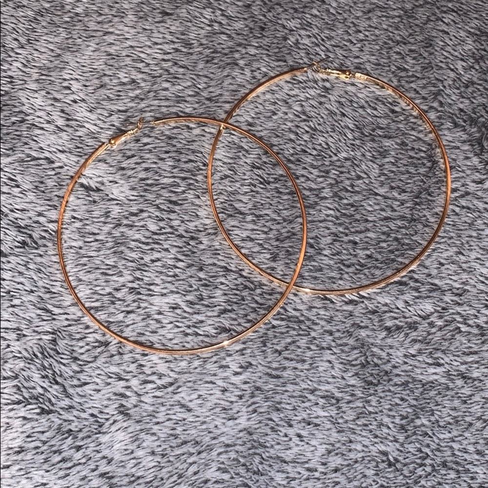 Large Gold Hoops